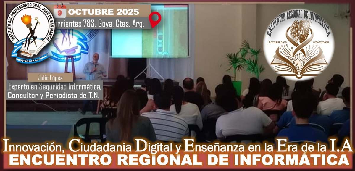 Expositor de lujo: Julio López estuvo en el Primer encuentro regional de Informática 2005