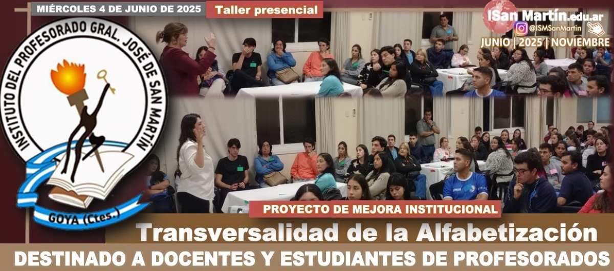 Se dictó el primer taller en el marco del P.M.I. 2025