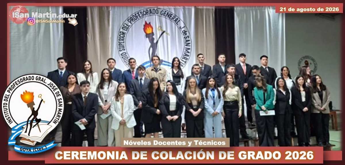 Acto de colación de grado 2026 del ciclo superior Acto de colación de grado 2026 del ciclo superior