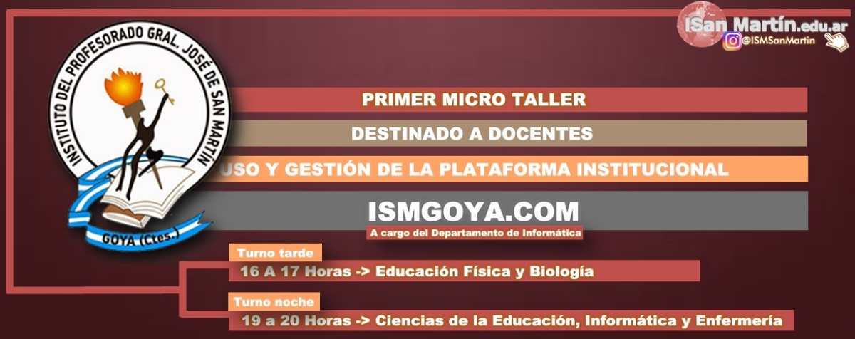 Primer Microtaller de uso y gestión de la plataforma institucional