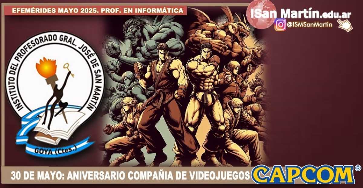 Aniversario de la compañía desarrolladora de videojuegos CAPCOM.
