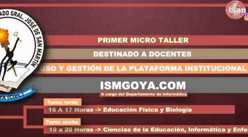 PRIMER MICROTALLER DE USO Y GESTIÓN DE PLATAFORMA INSTITUCIONAL