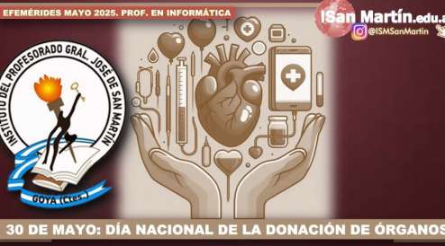 30 DE MAYO: DÍA NACIONAL DE LA DONACIÓN DE ORGANOS